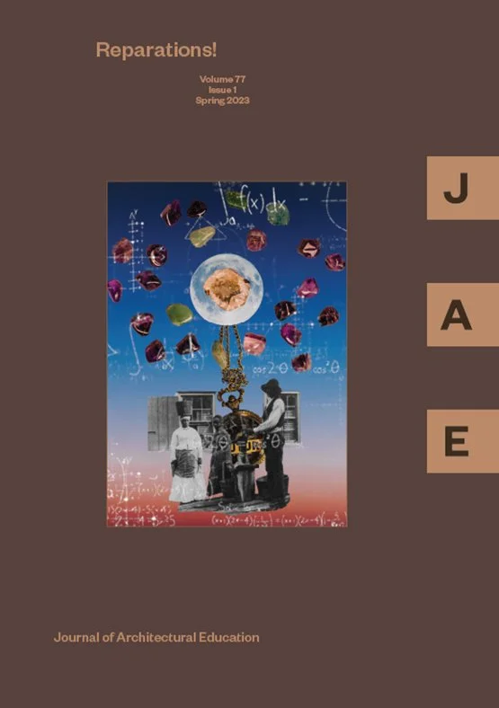 2023-0413     Dream The Combine photographs and interview with V. Mitch McEwen and Cruz Garcia published in Journal of Architectural Education issue 77: Reparations!