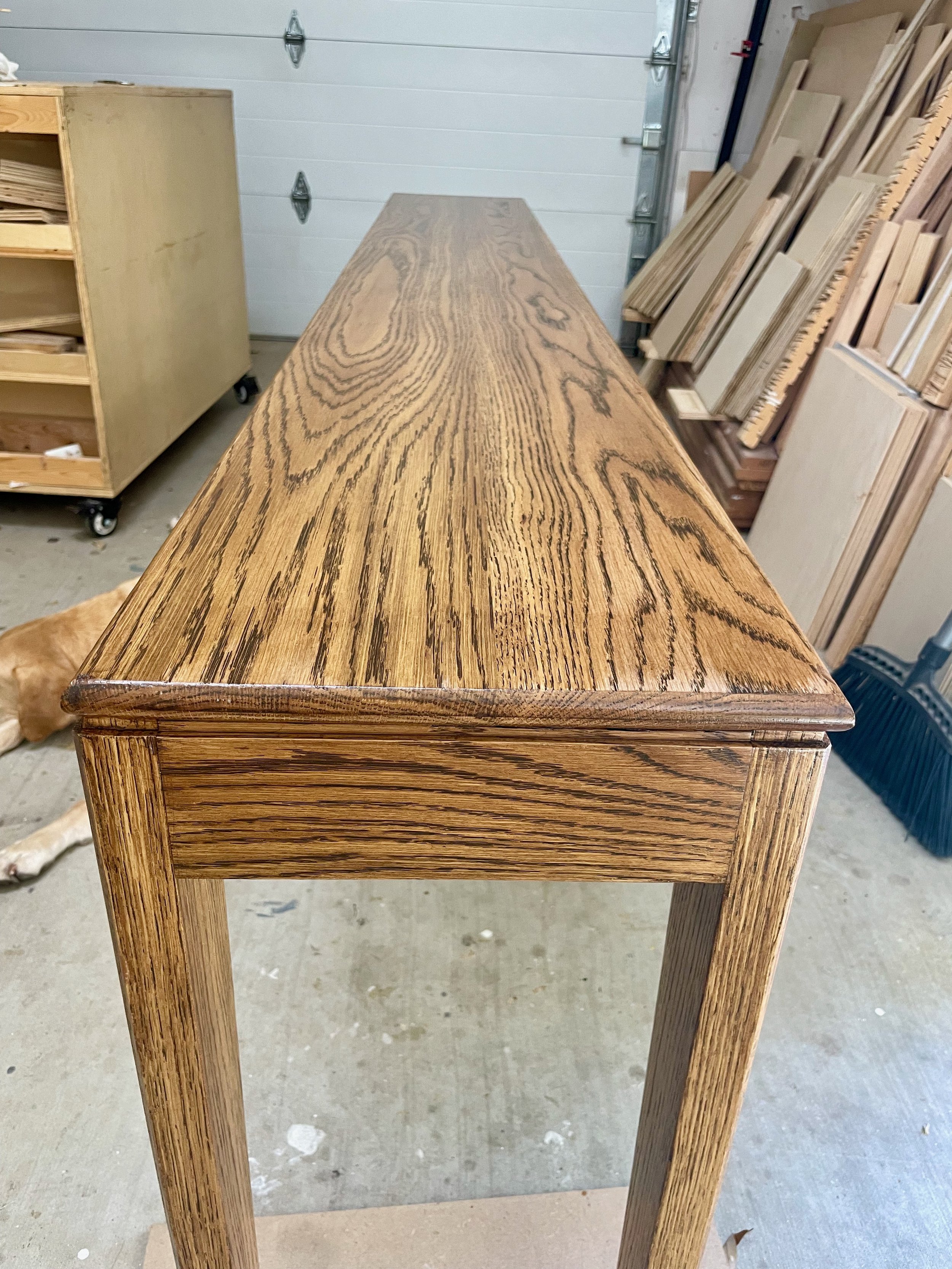 Oak console