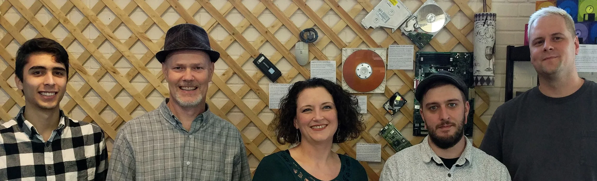 The Crew at Computer Cellar, Merchant of the Month for April (coming soon to Discover 9th Street site )! 