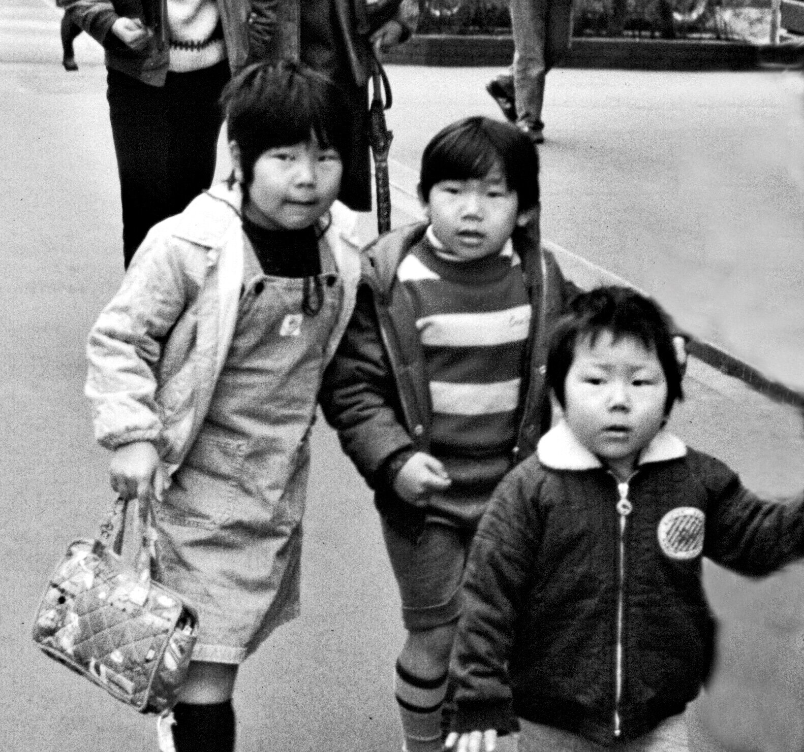 Children walking in Tokyo-1984 b&w.jpg