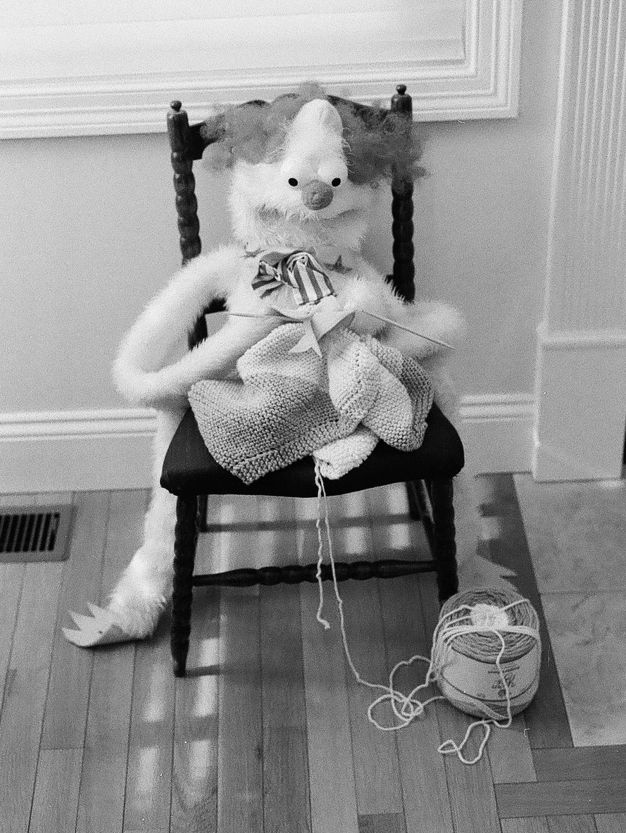 Bruce knitting a blanket b&w.jpg