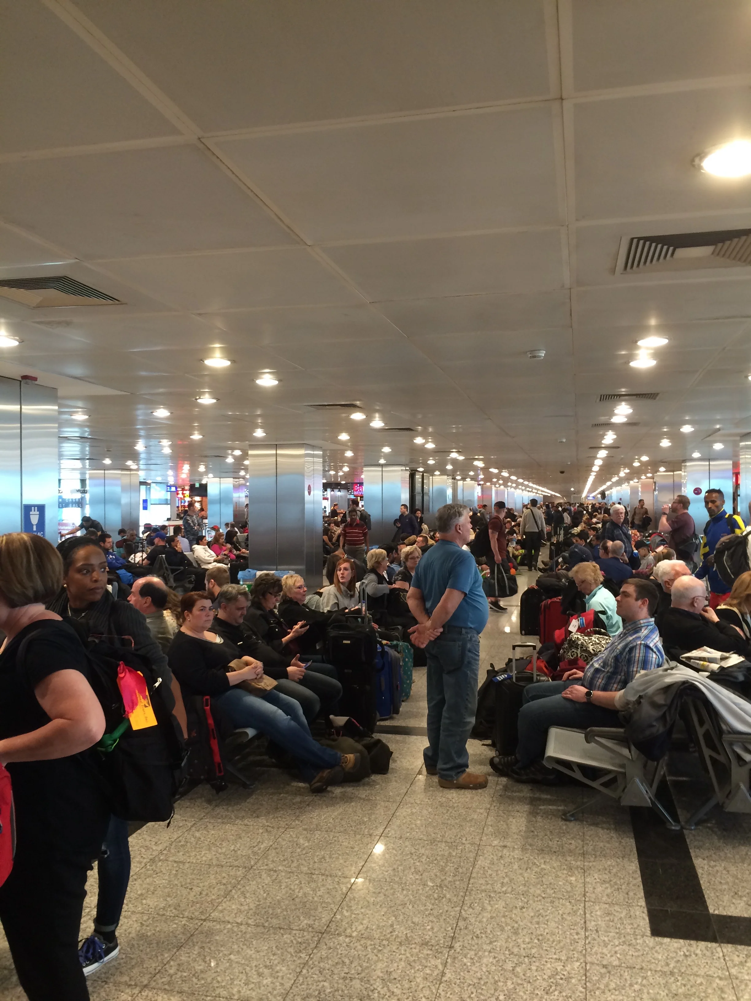I thought this was it folks. The Istanbul airport in all of its glory.