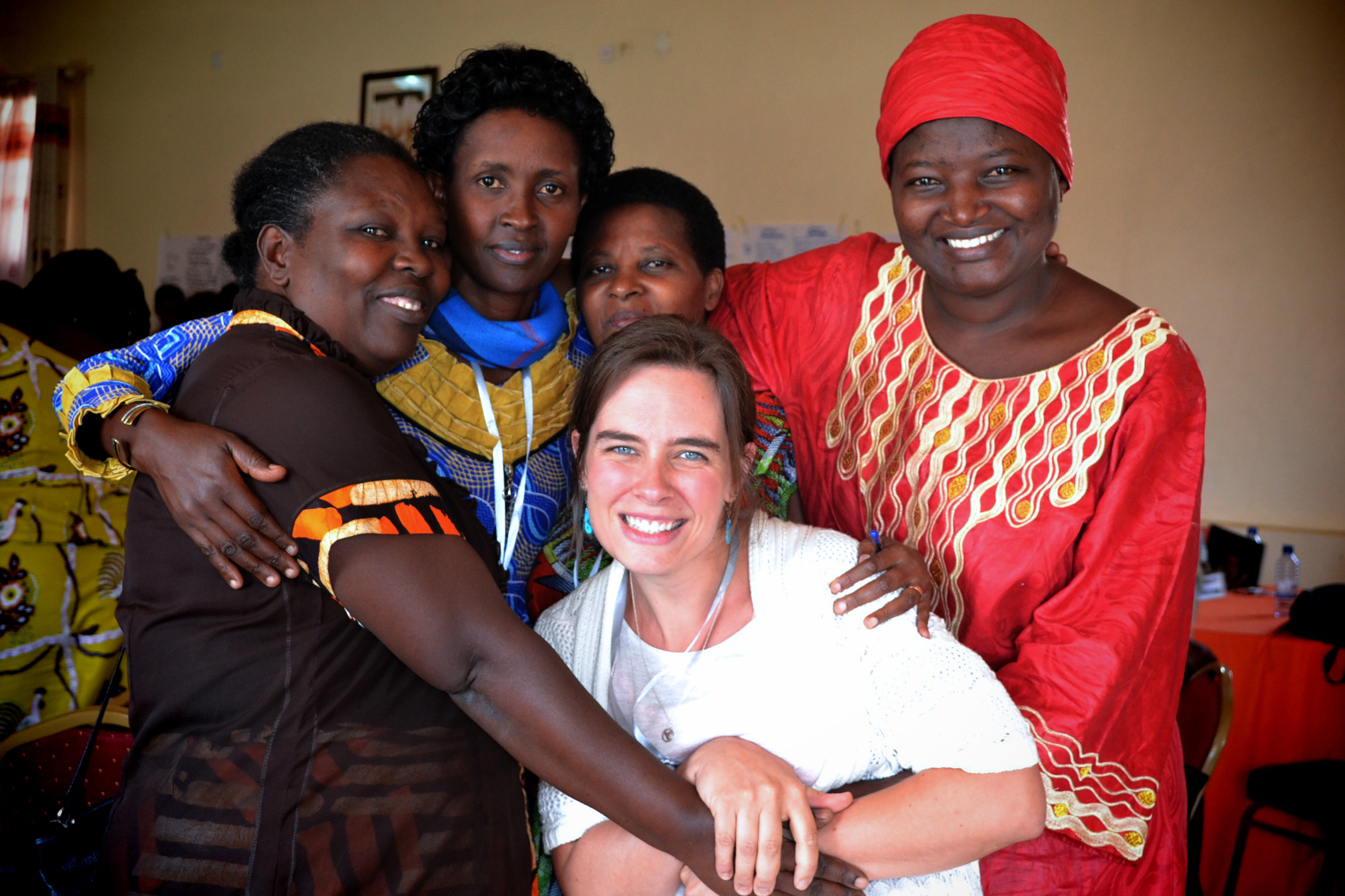 Some dear Rwandese trauma counselors, now my sisters