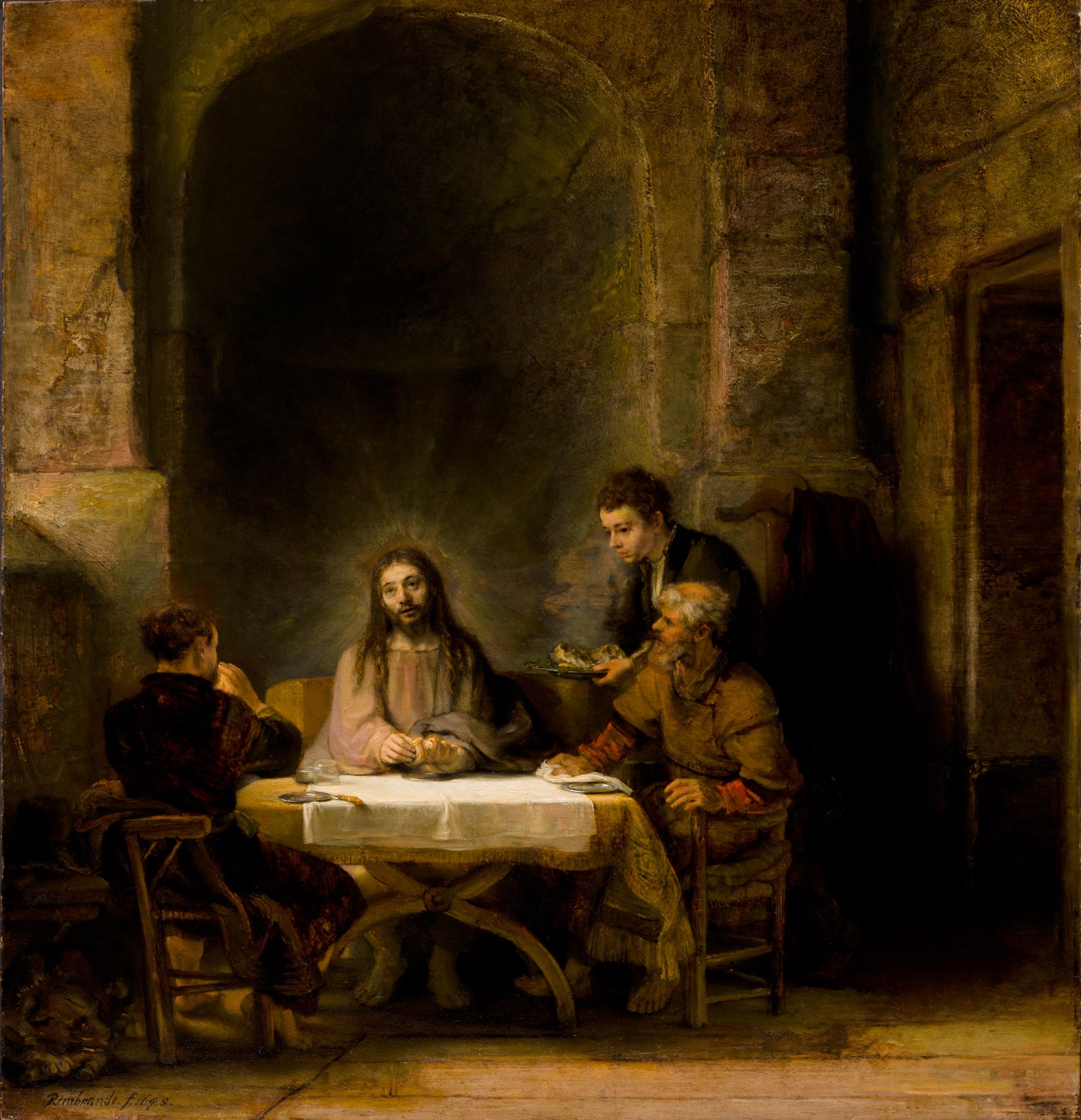 Supper at Emmaus by Rembrandt