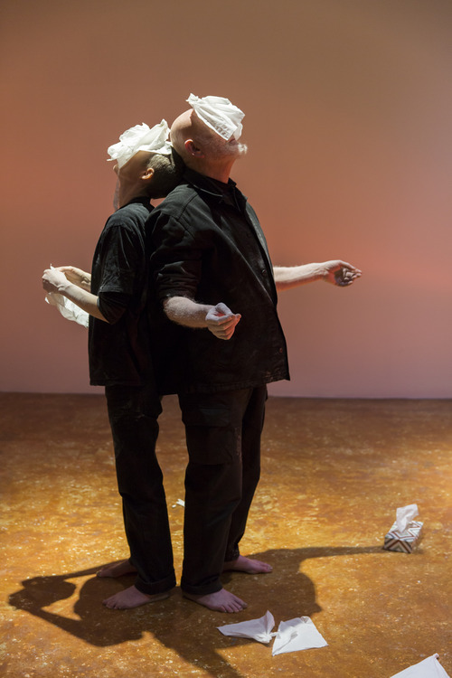 © photo by: Monika Sobczak | Alastair MacLennan and Sandra Johnston, Let Liminal Loose. Venice International Performance Art Week 2014