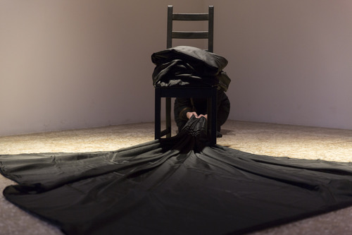 © photo by: Monika Sobczak | Marilyn Arsem, Marking Time. Venice International Performance Art Week 2014