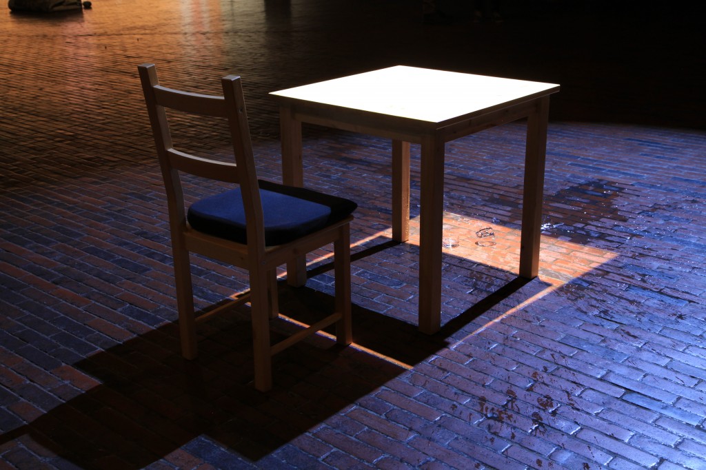 Marilyn Arsem, Edge, 2013 photo by Daniel S. DeLuca