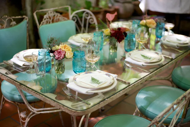 Brooklyn Garden Wedding in Williamsburg at Acqua Santa, by Jessica Schmitt Photography and Jove Meyer Events