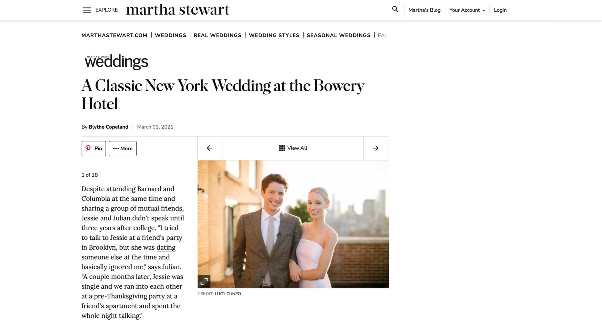 top wedding planner jove meyer featured in martha stewart weddings