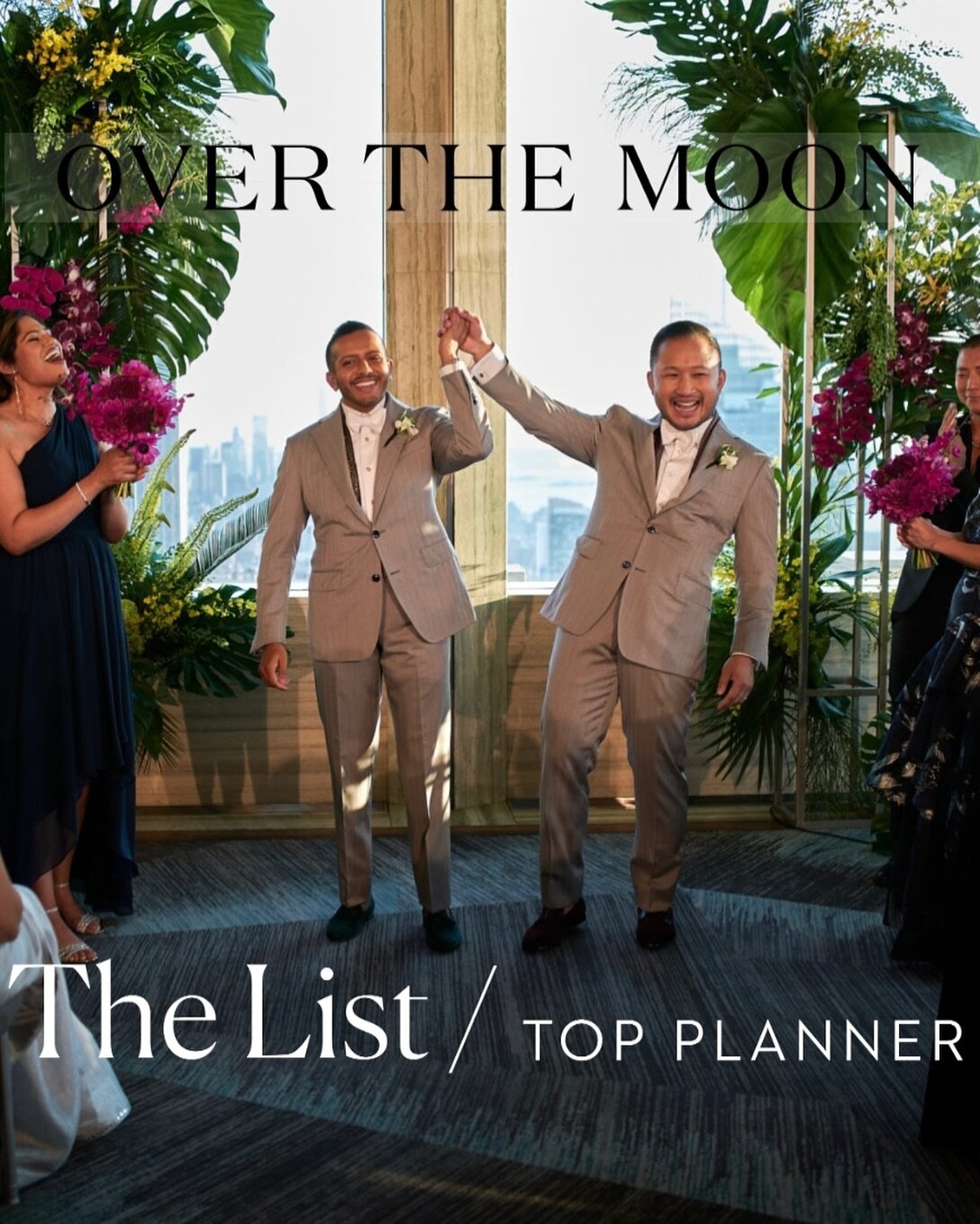 beyond excited to be included on @overthemoon list of best wedding planners!!! it&rsquo;s wild to think our first wedding was back in 2008 and wow, how far we have have come since then as a company and as an industry. so grateful for the couples who 