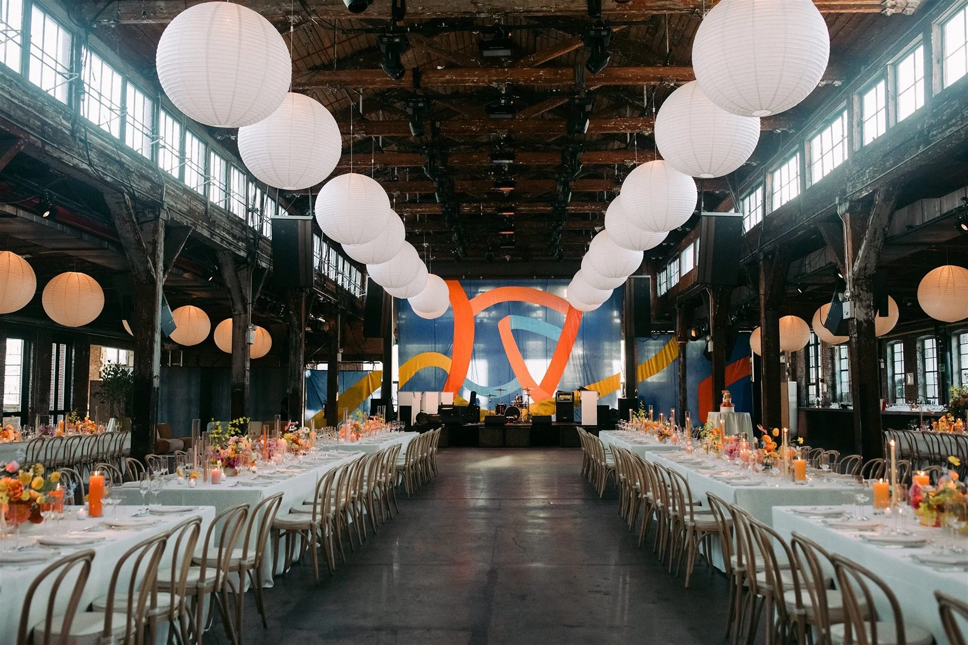 An Artful + Sustainable Wedding at the Knockdown Center