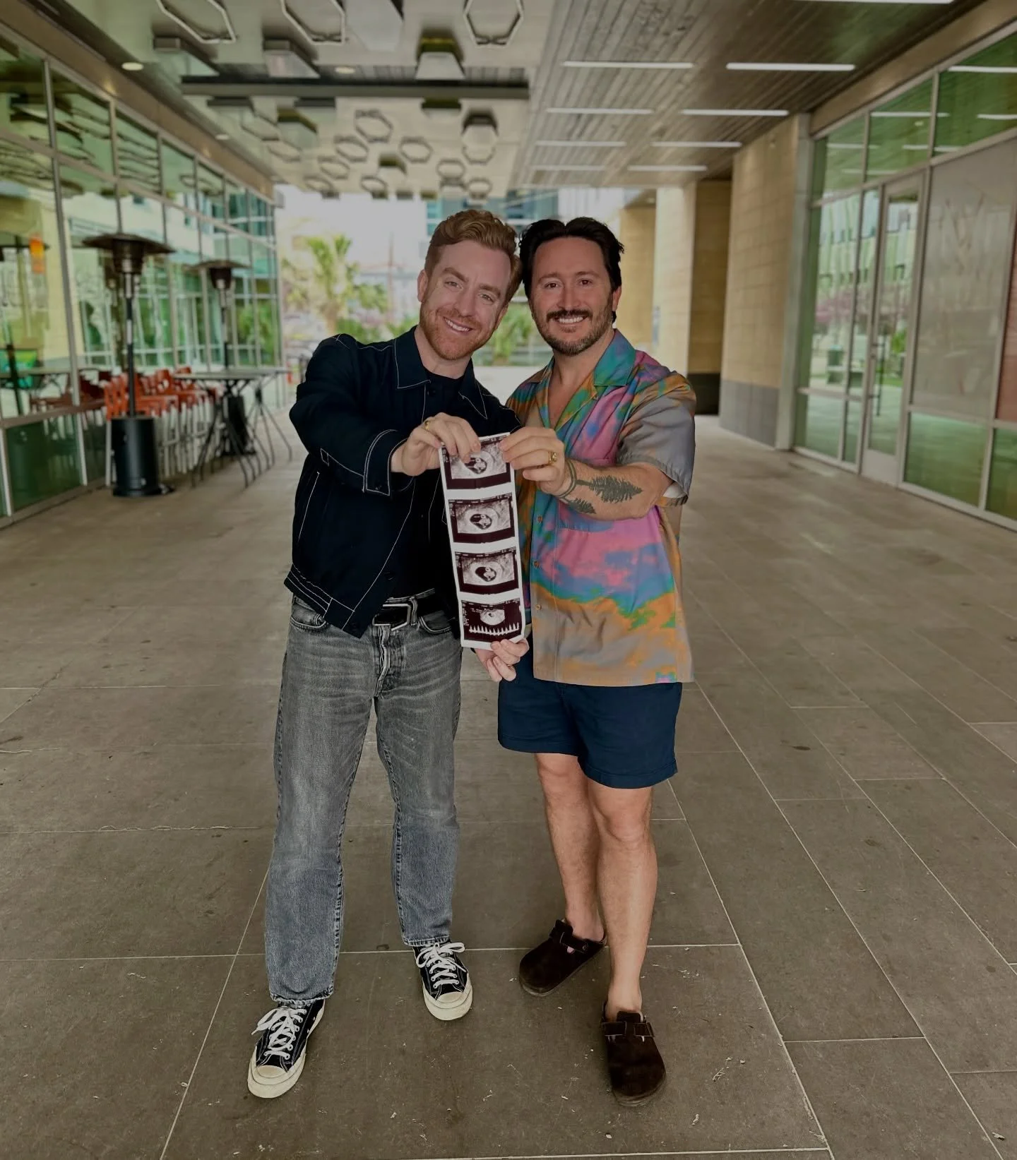 week 8, baby&rsquo;s heartbeat and graduation ultrasound!!! we&rsquo;re over the moon to meet our surrogate and see and hear our baby for the first time in austin!!! xoxo dads not daddies 😘 #surrogacy #twodads #surrogacyjourney