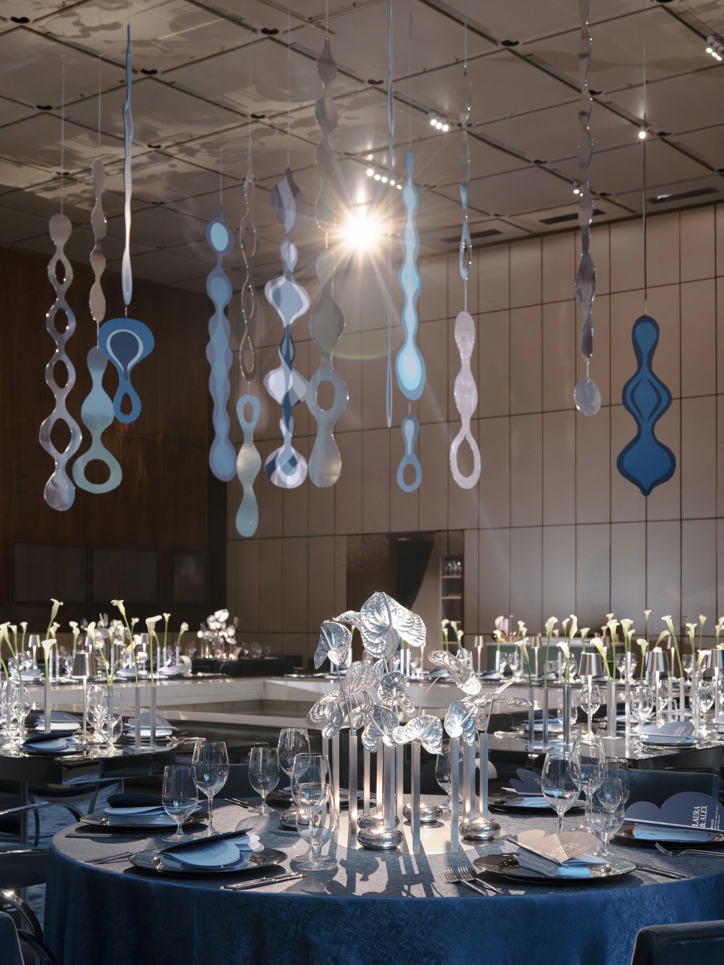 An Artful, Modern Wedding At The Grill And The Pool