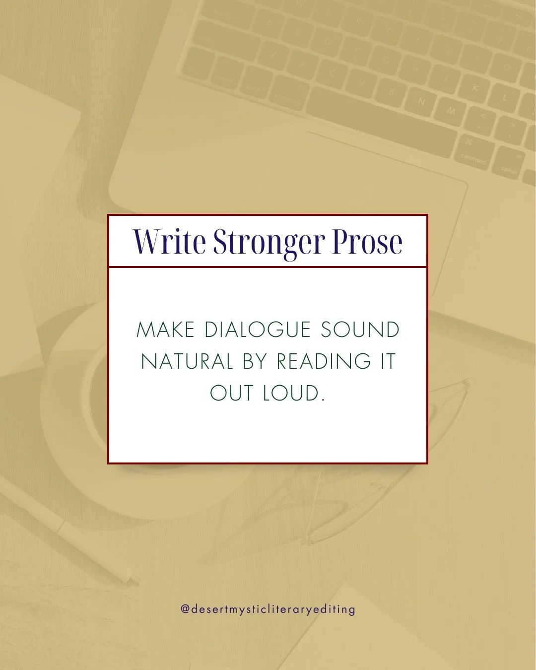 Awkward dialogue? Read it out loud! If it sounds unnatural, tweak it until it flows like real conversation. 🎙️📝 #WritingDialogue #StrongerProse #SelfEditing #AmWriting #DesertMysticEditing