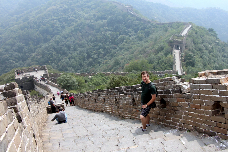 Andrew at the Great Wall of China