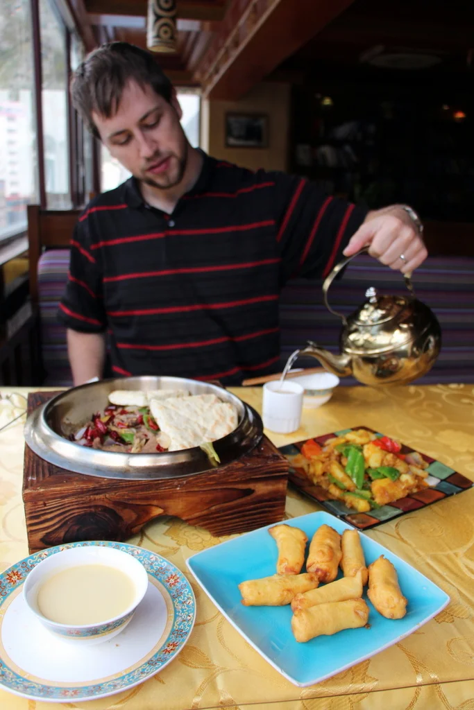 Our Tibetan lunch
