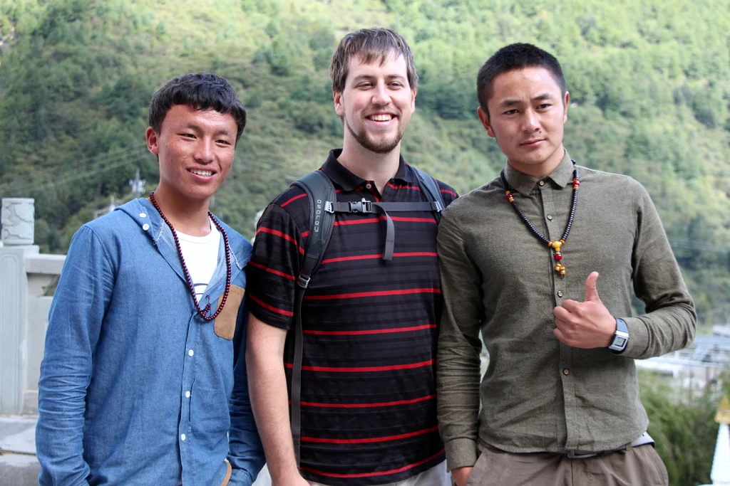 One of several group photos I took at a monastary in Kangding