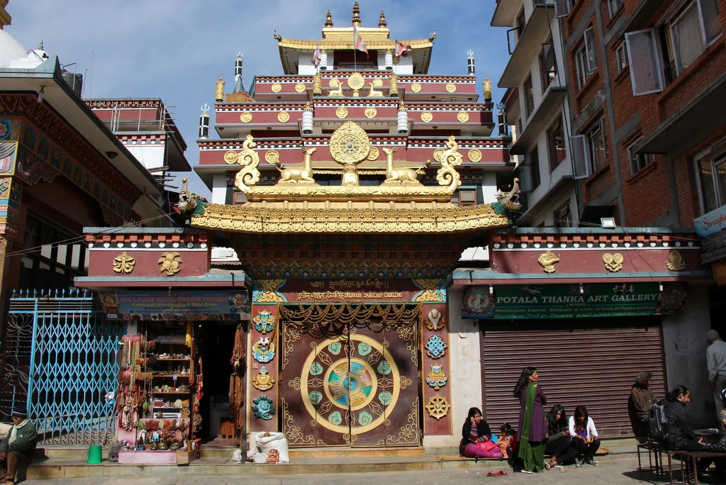 Hindu and Buddhist temples seem to dot every other street corner in Kathmandu. We loved the look their architecture brought to the city.