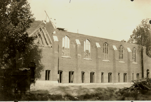 North side windows, Sept. 19th, 1926