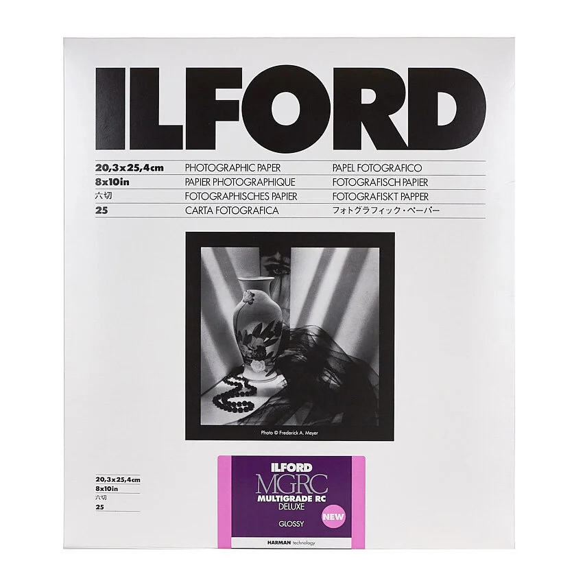 Ilford RC 8x10 Glossy 25 sheet V — Glass Key Photo