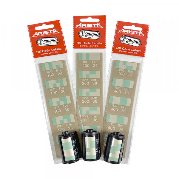 Arista ISO 100 DX code stickers / pack of 10 (Copy)