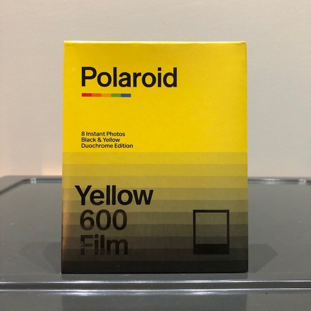 contact Verdeel Open Polaroid Black & Yellow Duochrome Edition 600 Film — Glass Key Photo