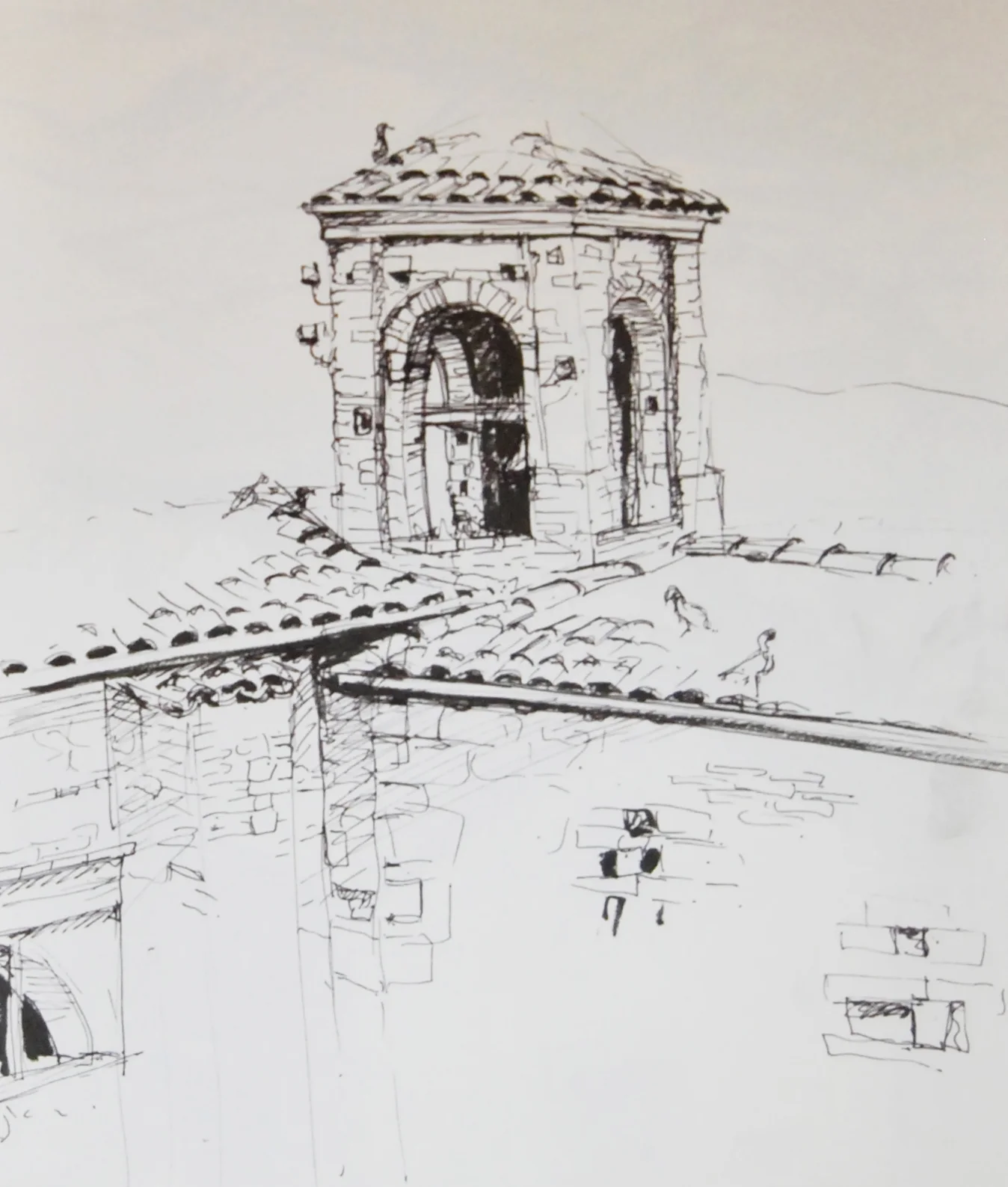 bell tower, Montecastello