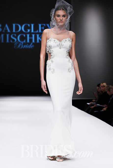 Badgley Mischka, Fall 2015. Photo courtesy of brides.com