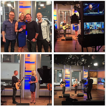  Chris Tomlin Visits Fox & Friends