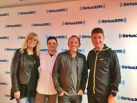 Pictured L-R: Shelley Giglio, Chief Strategist, sixstepsrecords; Al Skop SiriusXM Director of Programming, The Message; Chris Tomlin; Mike McCloskey, sixstepsrecords Artist Development & Management 