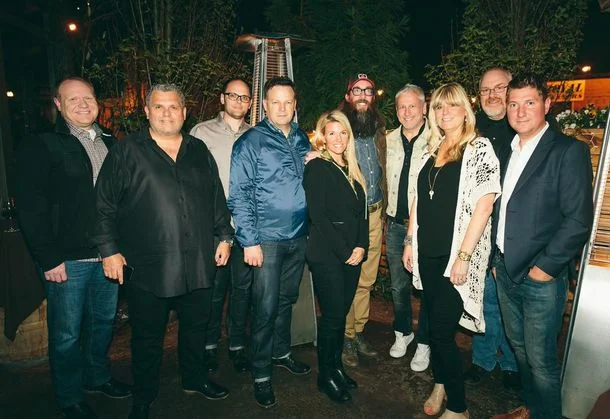 Greg Bays (Executive Vice President, Capitol Christian Distribution), Peter York (President, Capitol Christian Music Group), David Sylvester (Vice President of Marketing, Capitol CMG Label Group), Brad O’Donnell (Vice President of A&R, Capitol CMG Label Group), Toni Crowder, David Crowder, Louie Giglio (Visionary Architect and Director of the Passion Movement), Shelley Giglio (Chief Strategist, sixstepsrecords), Grant Hubbard (Vice President of Marketing, Capitol CMG Label Group), Mike McCloskey (Artist Development & Management, sixstepsrecords) Photo Credit: Matthew Simmons