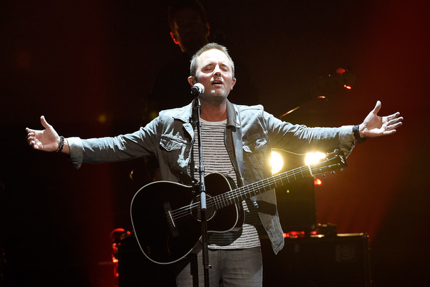 Male Artist of the Year winner Chris Tomlin performs "At The Cross (Love Ran Red)"
