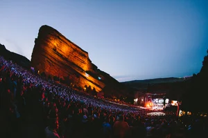 Thousands worship together at Red Rocks in Denver.