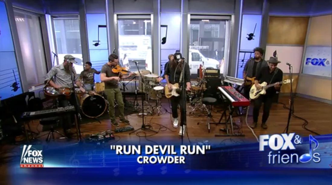 Watch Crowder's "Run Devil Run" Performance HERE !