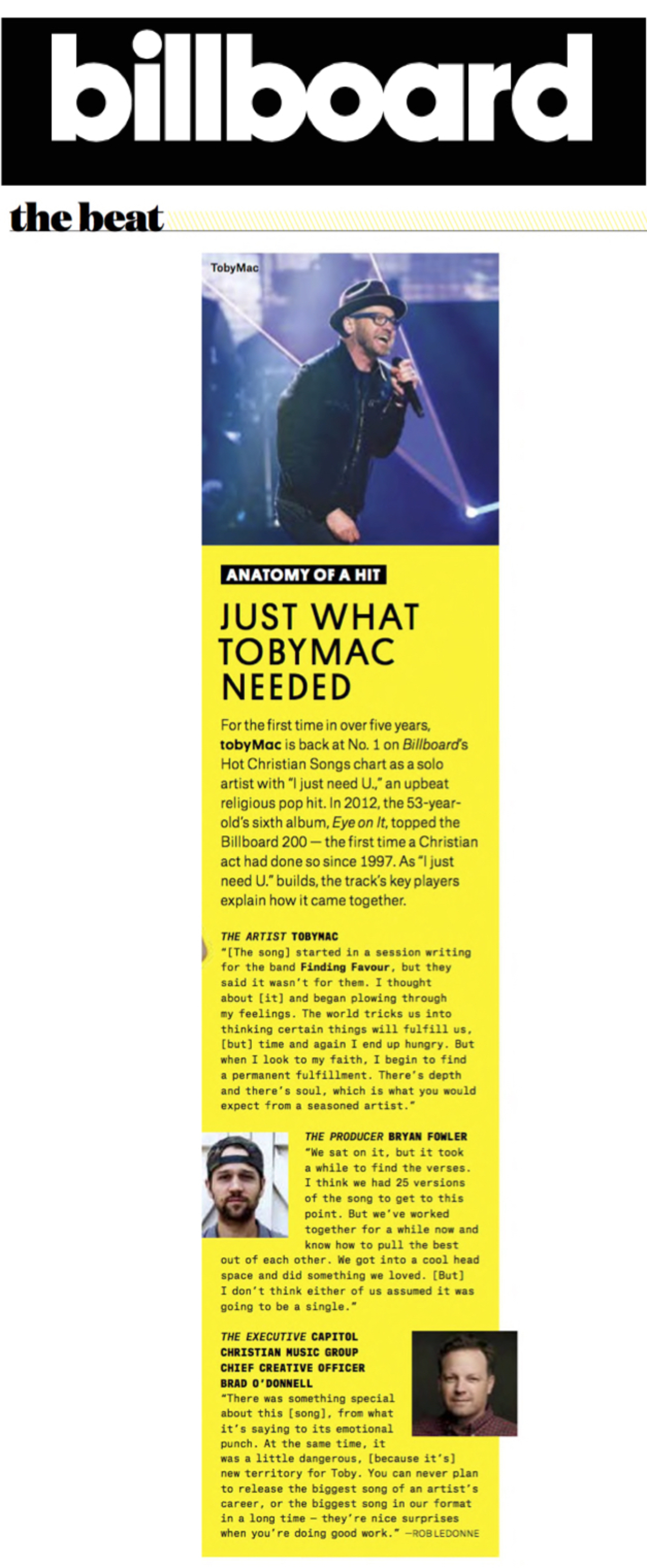 TobyMac on Tour - Nashville Lifestyles