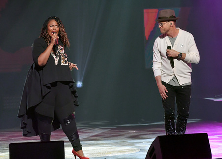 Mandisa and TobyMac. Credit: Getty Images for K-LOVE