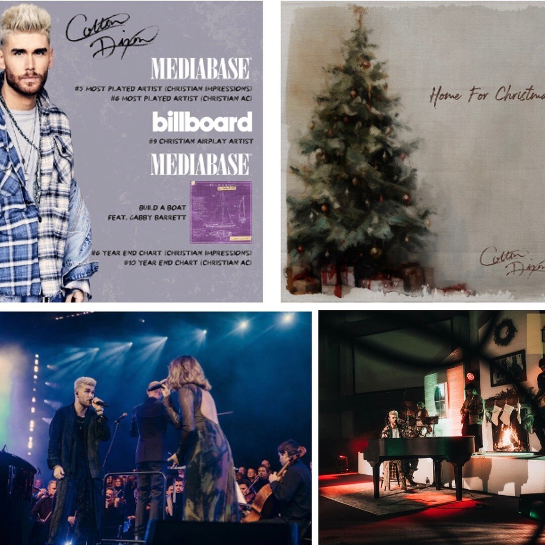 FaLaLa! COLTON DIXON CLOSES OUT 2023 ON MULTIPLE YEAR-END BILLBOARD &amp; MEDIABASE CHARTS and KICKS OFF DECEMBER WITH NEW &quot;HOME FOR CHRISTMAS&quot; SINGLE/TOUR! MORE: https://t.e2ma.net/message/wujzni/ge8a7b