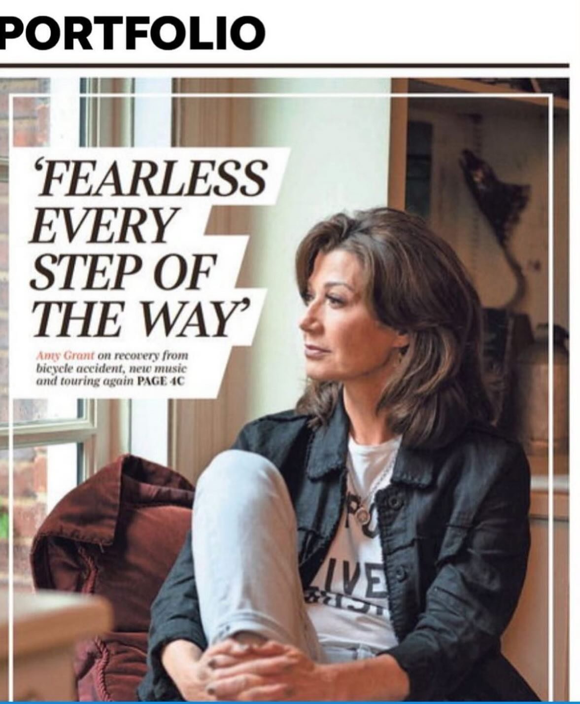 Thank you @melhurt &amp; @tennesseannews for this beautiful story on the woman who never fails to inspire us, @amygrantofficial!  if you are in Nashville, there are still a few tickets left for her Mother&rsquo;s Day weekend shows @theryman May 10-11