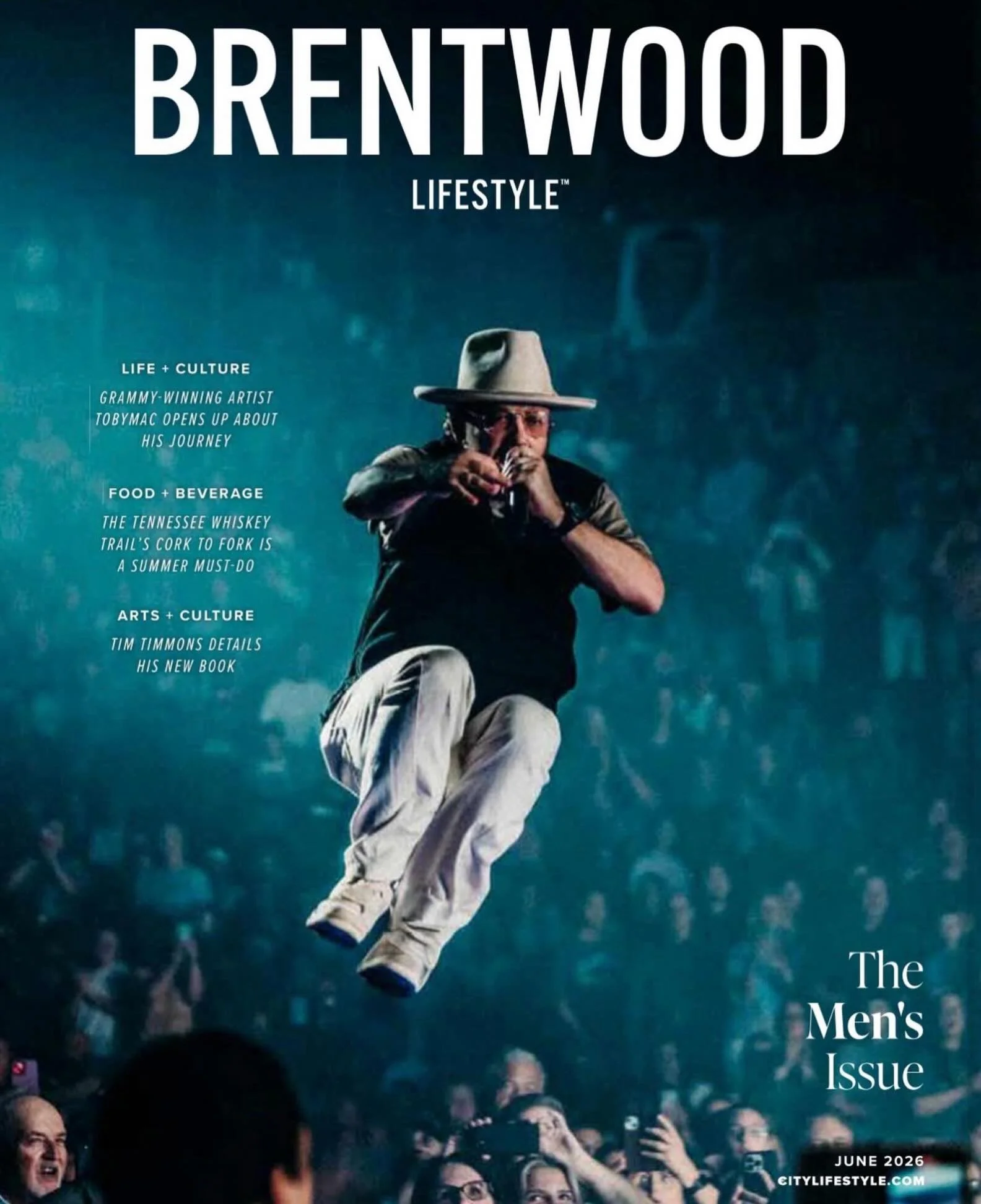 Check out the June issue of @brentwood_lifestyle featuring @tobymac on the cover!