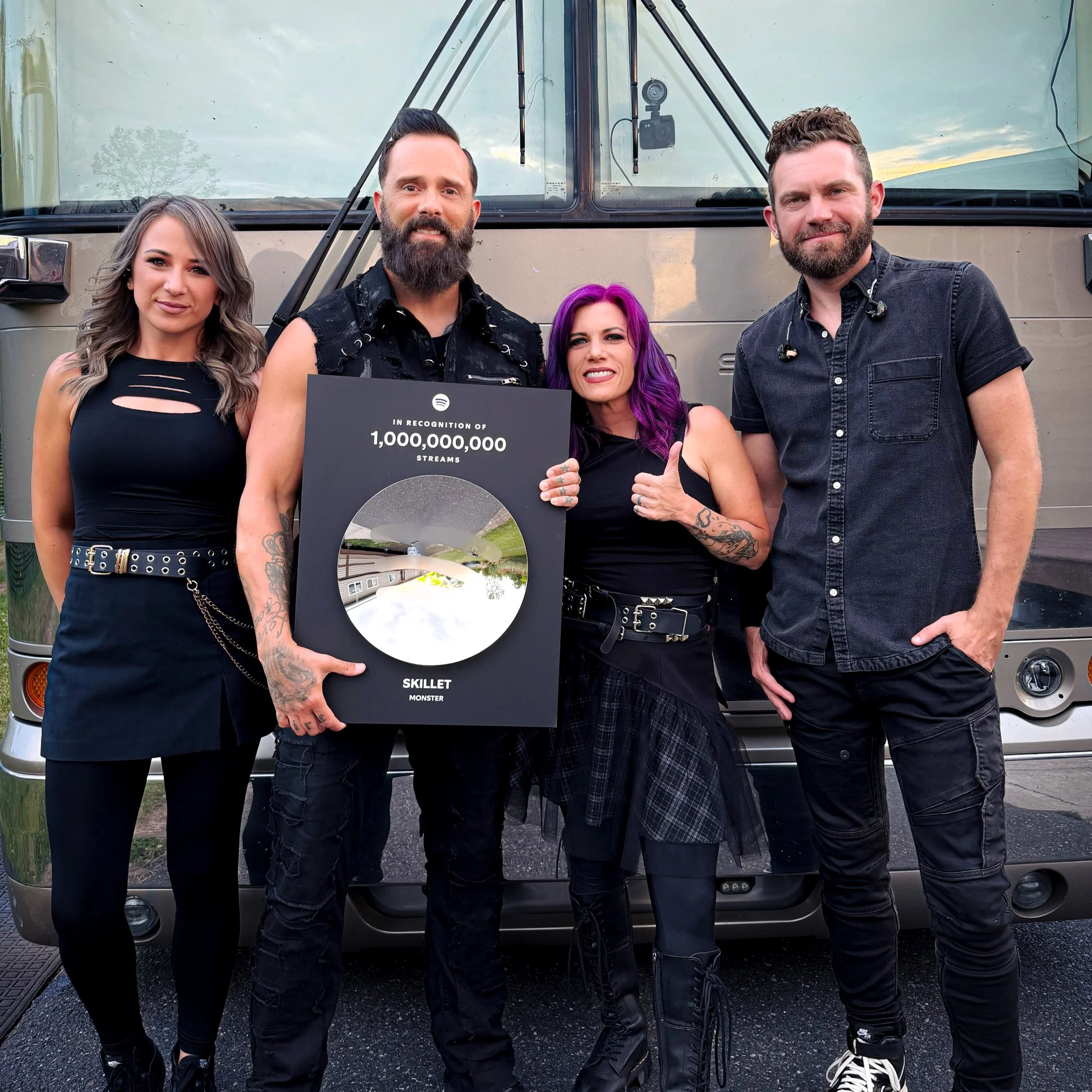 Multi-platinum rock band SKILLET continues to reach new heights in 2026 as their 6x-platinum anthem "Monster" surpasses 4 billion streams, earns a place in Spotify's Billions Club, and solidifies its status as one of the most-streamed rock 