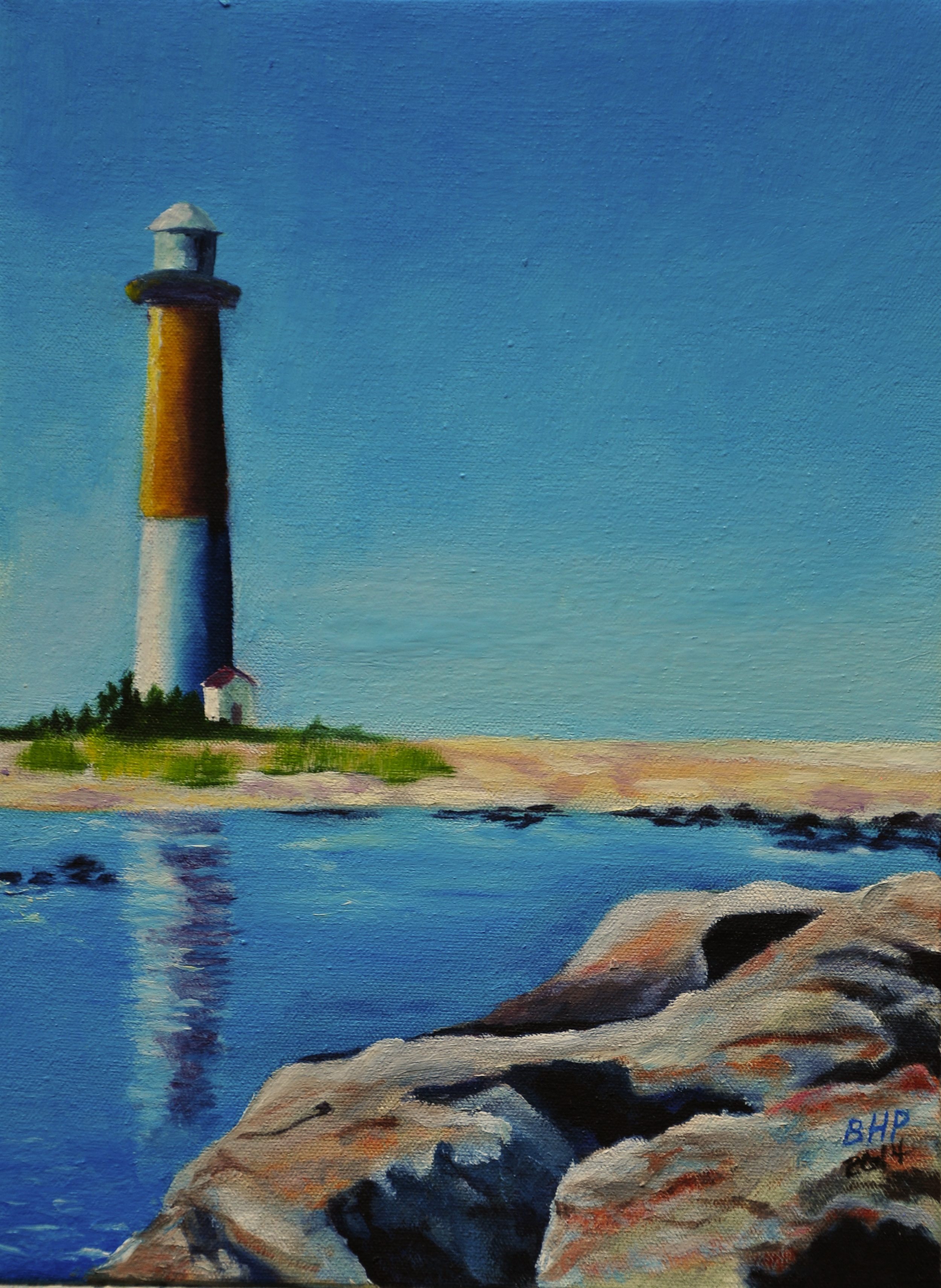 Reflections at Barnegat Lighthouse (Copy)