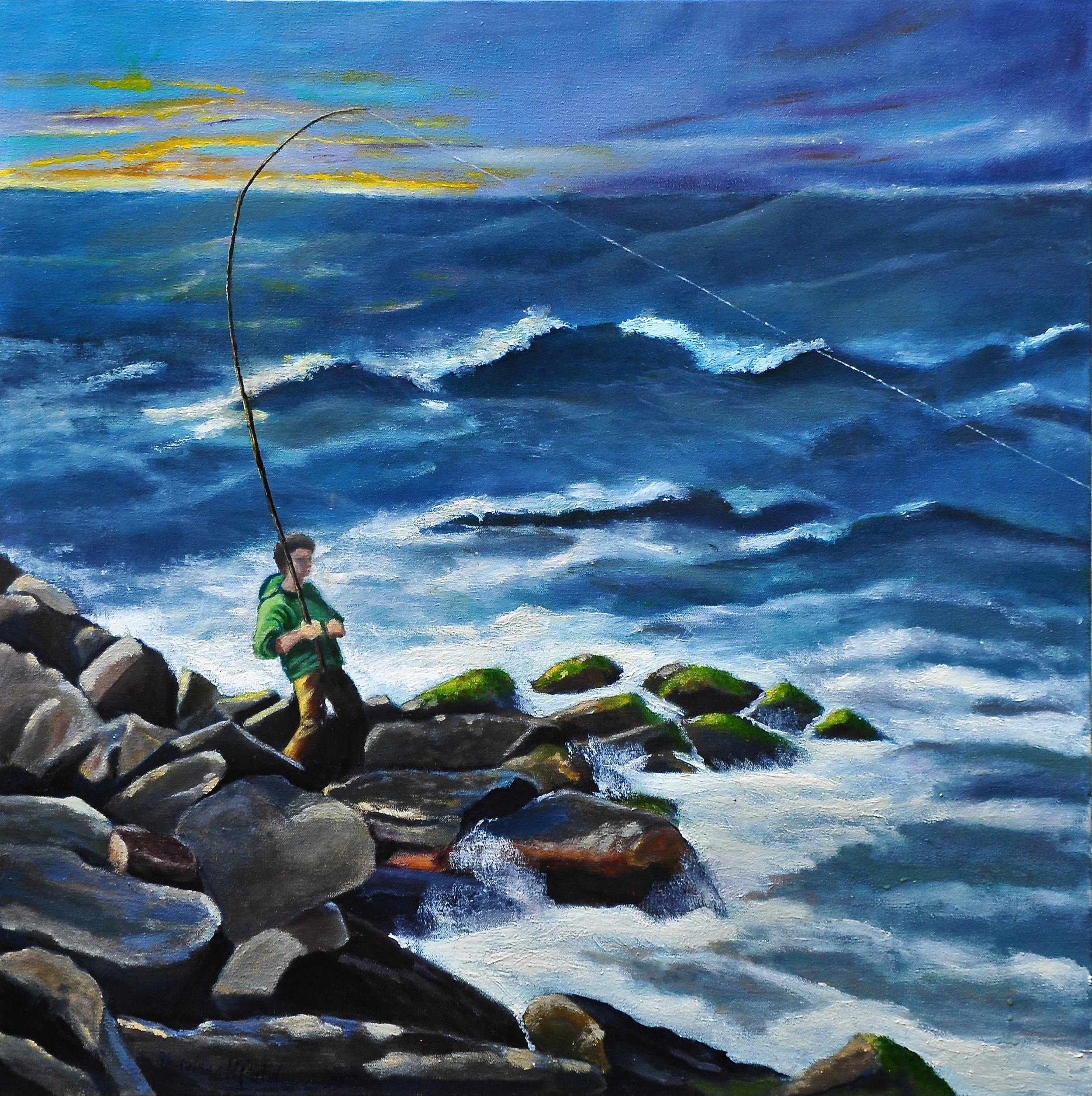 Perseverance, 2014 Oil on Canvas, 30" by 30" (Copy)