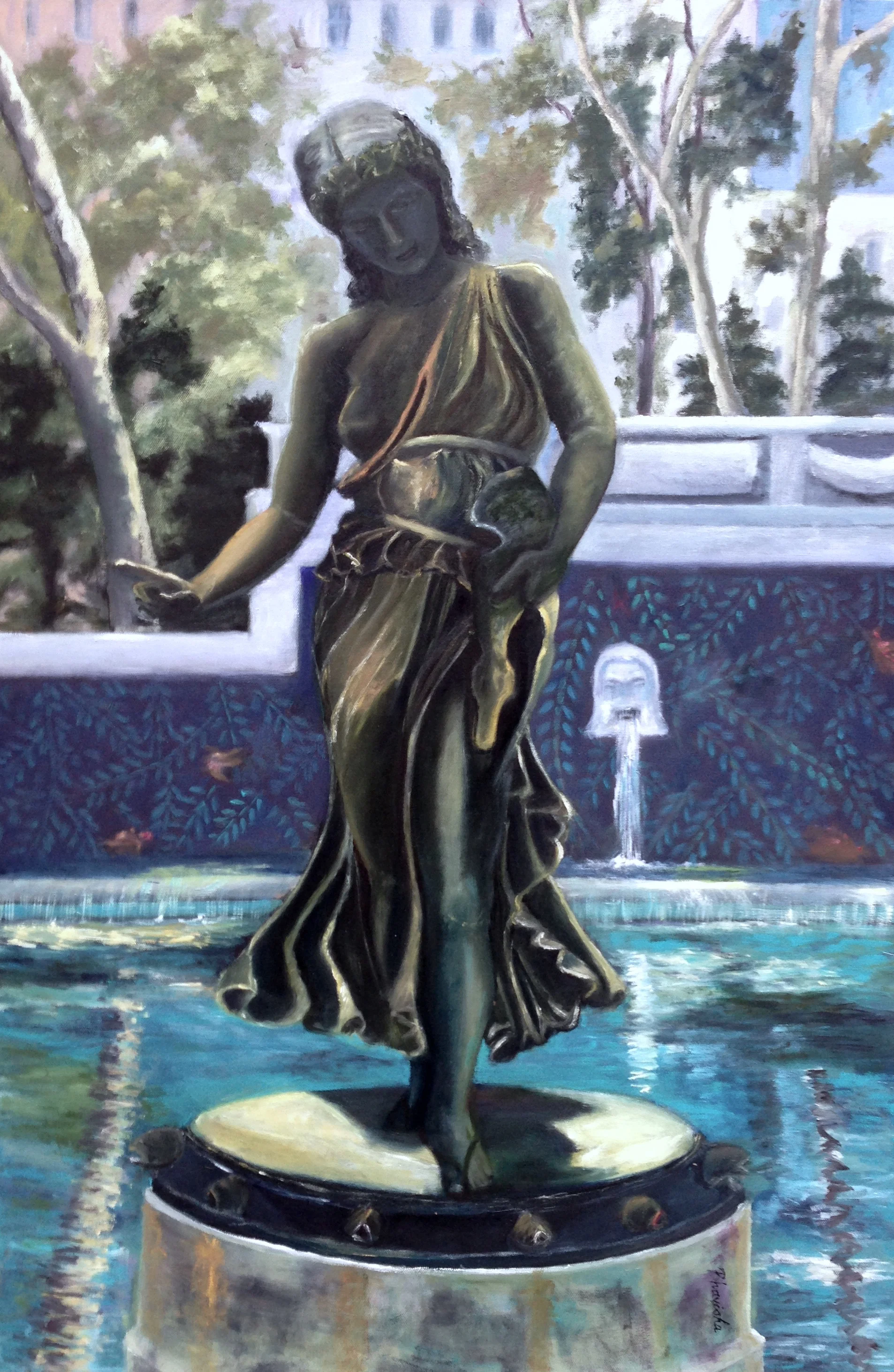 Duck Girl, 2016 Oil on canvas, 36" by 24"