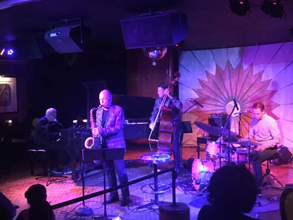 On stage at Cliff Bells in Detroit