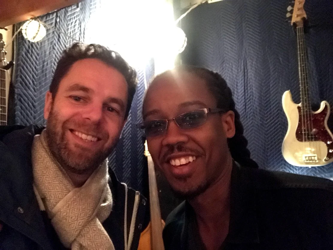 with Louis Cato in Brooklyn, February 2018