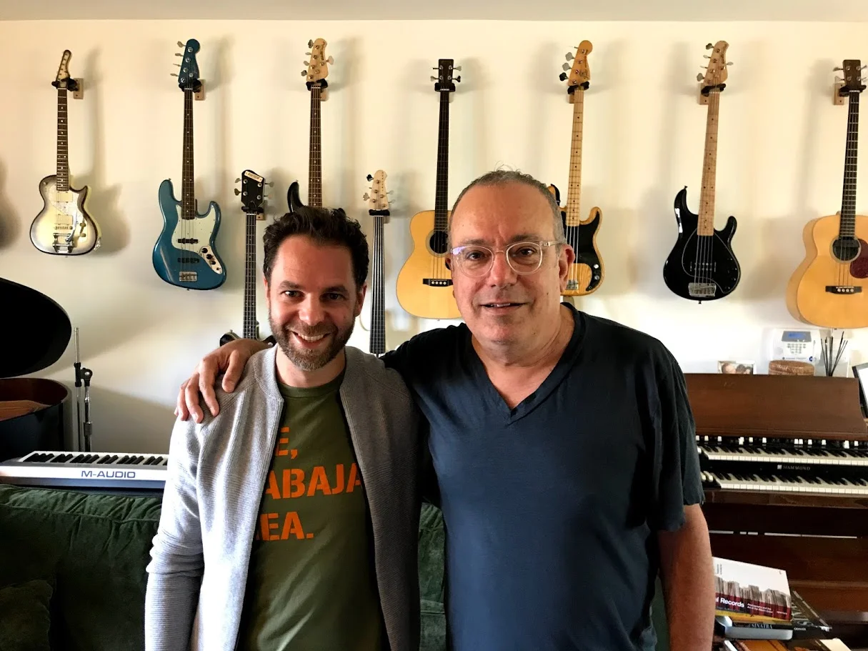 With Larry Klein, Los Angeles, April 2018