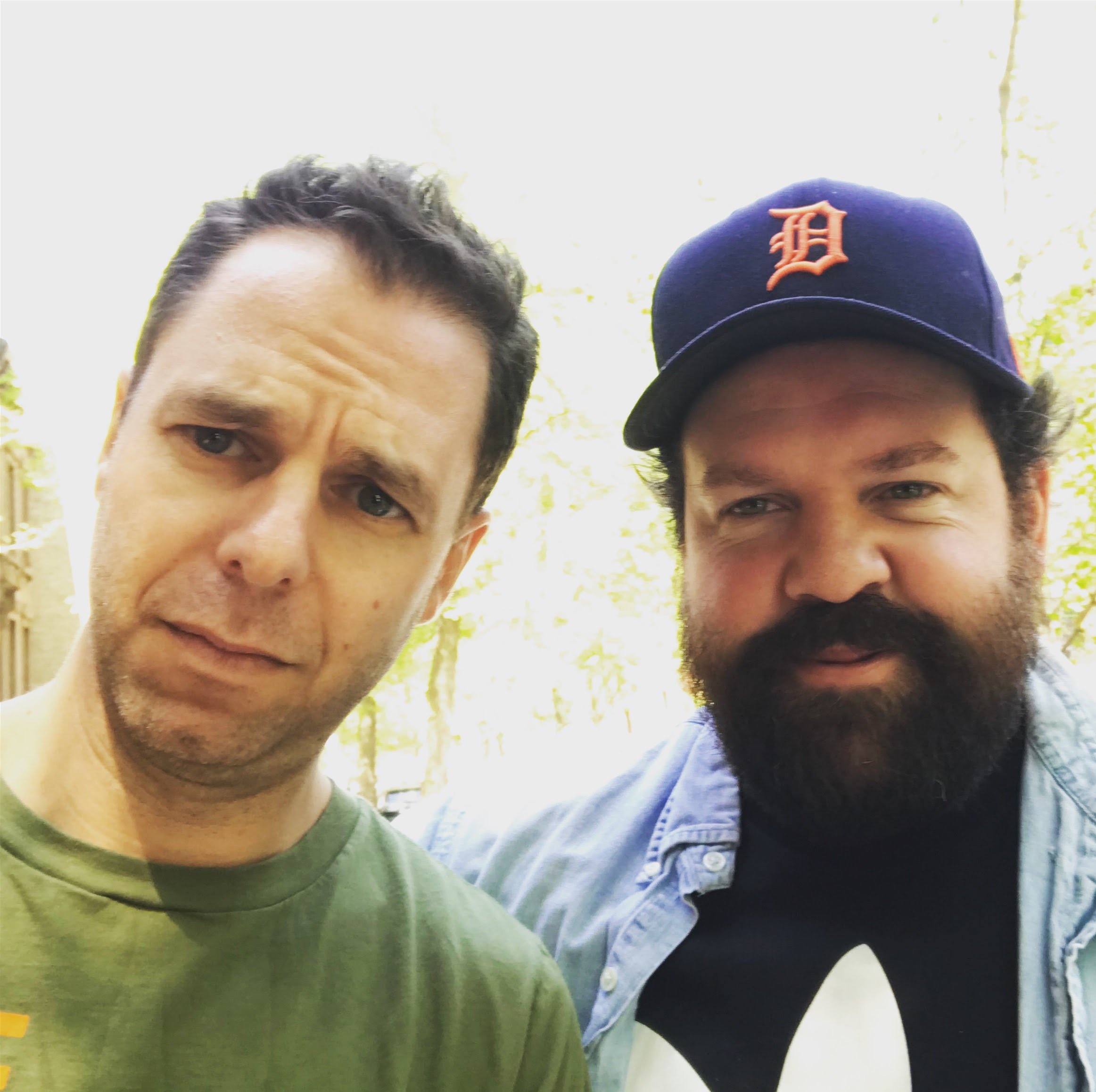 With Donovan Woods, Brooklyn, May 2018.