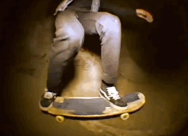 The tunnels' dank interiors didn't seem to bother Cam Herman. Judging by the way he carved them up you'd think he likes it down there. The Joy of Skating , 2014.