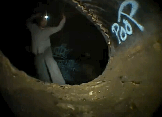 Shane Brown executes a proper front rock, right in the naughty word hole. The Joy of Skating , 2014.
