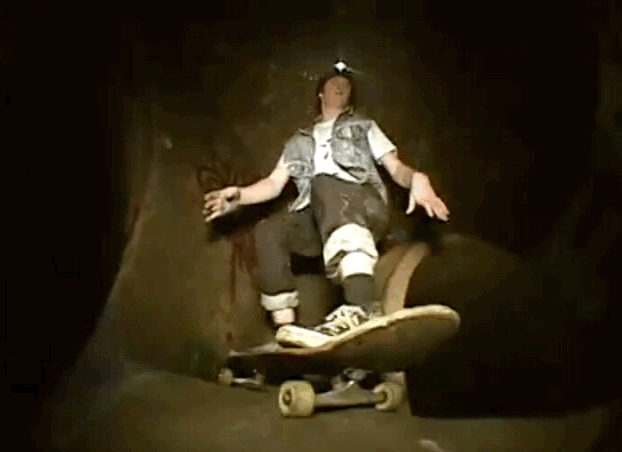 Cam Herman, tunnel MVP and owner of a mean layback. The Joy of Skating , 2014.